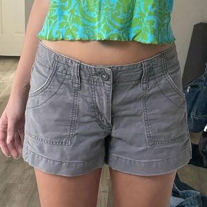 Grey Preppy Shorts